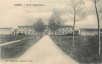 CPA FRANCE 31 "Ondes, Ecole d'Agriculture"