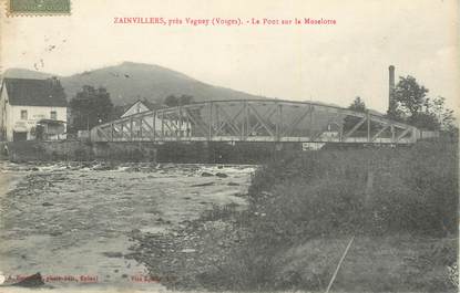 CPA FRANCE 88 " Zainvillers, Le pont sur la Moselotte".