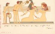 Egypte CPA EGYPTE "Dame au Bain entourée de ses servantes"