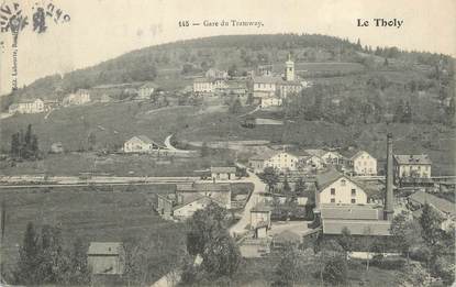 CPA FRANCE 88 " Le Tholy, Gare du tramway".