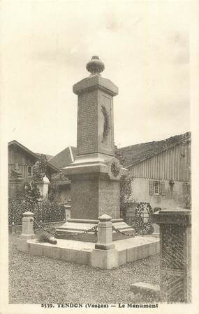 CPA FRANCE 88 " Tendon, Le monument aux morts".