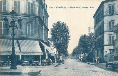 CPA FRANCE 92 " Asnières, Place de la Comète".