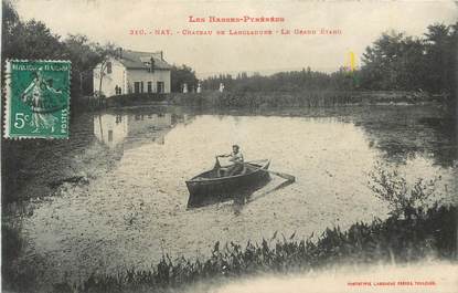 CPA FRANCE 64 "Nay, Château de Langladure, le grand étang".