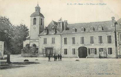 CPA FRANCE 64 "Gan, La place et l'église".