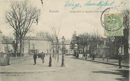 CPA FRANCE 58 "Nevers, Préfecture et Square Jean Desvaux"