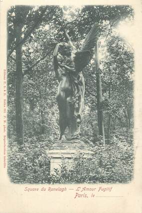 CPA FRANCE 75 "Paris 16ème, Statue du Ranelagh".
