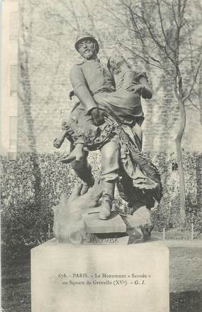 CPA FRANCE 75 "Paris 15ème, Le monument au Square Grenelle".