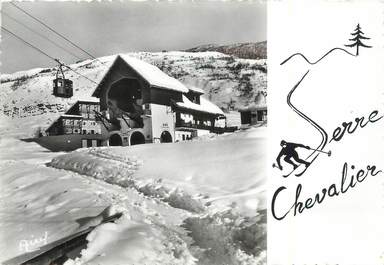 CPSM FRANCE 05 " Serre Chevalier, La gare de départ du téléphérique".