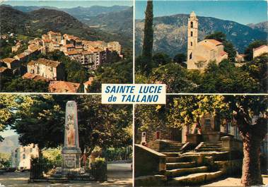 CPSM FRANCE 20 "Corse, Ste Lucie de Tallano, Vues".