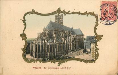 CPA FRANCE 58 "Nevers, La Cathédrale Saint Cyr"