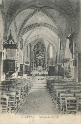 CPA FRANCE 83 " Méounes, Intérieur de l'église".