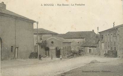 CPA FRANCE 54 " Boucq, Rue basse, la fontaine".