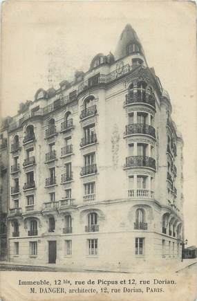 CPA FRANCE 75 " Paris 12ème, Immeuble Rue de Picpus et rue Dorian".