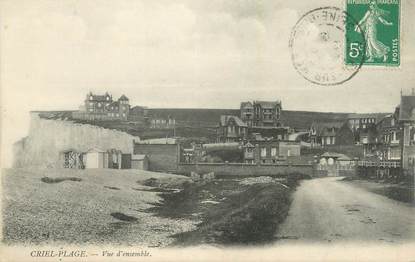 CPA FRANCE 76 " Criel Plage, Vue d'ensemble".