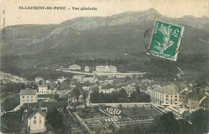 CPA FRANCE 38 " St Laurent du Pont, Vue générale".