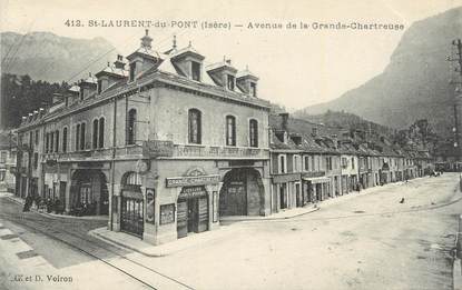 CPA FRANCE 38 " St Laurent du Pont, Avenue de la Grande Chartreuse"