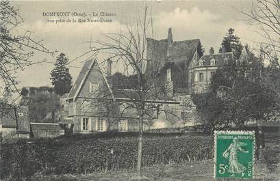 CPA FRANCE 61 Domfront, Le château".