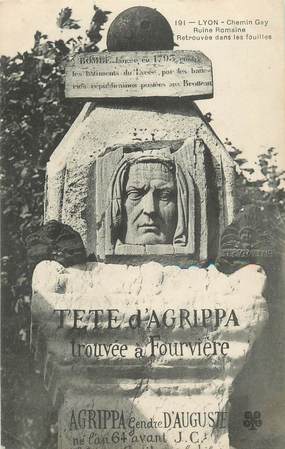 CPA FRANCE 69 "Lyon, Chemin Gay, Tête d'Agrippa".