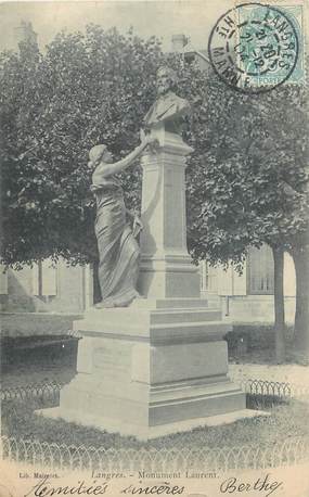 CPA FRANCE 52 " Langres, Monument Laurent".