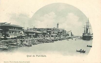 CPA EGYPTE "Port Saïd, le quai"