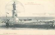 Egypte CPA EGYPTE "Port Saïd, statue de Ferdinand de  Lesseps"