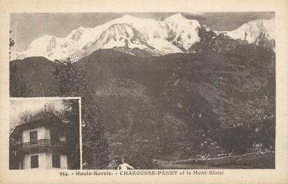 CPA FRANCE 74 " Charousse Passy, Le Mont Blanc".