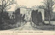 10 Aube CPA FRANCE 10 " Chacenay, Le château, la porte féodale".