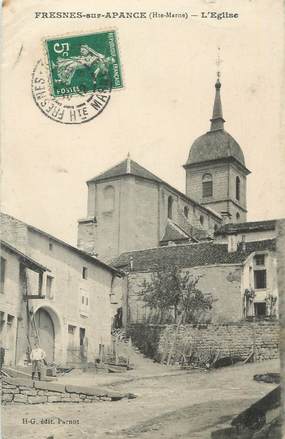 CPA FRANCE 52 " Fresnes sur Apance, L'église".