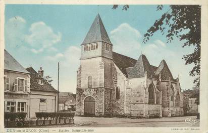 CPA FRANCE 18 " Dun sur Auron, Eglise St Etienne".