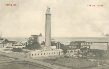 CPA EGYPTE "Port Saïd, une vue du phare"