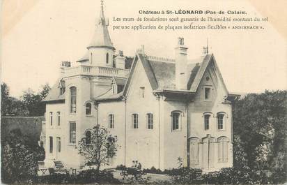 CPA FRANCE 62 " St Léonard, Le château".