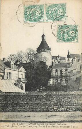 CPA FRANCE 58 "Luzy, Le vieux château".