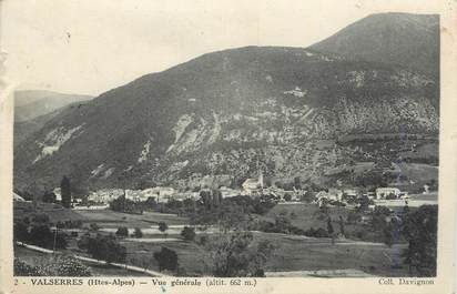 CPA FRANCE 05 " Valserres, Vue générale".