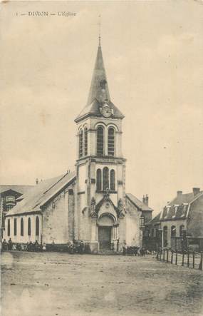 CPA FRANCE 62 " Divion, L'église".