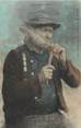 22 Cote D'armor CPA FRANCE 22 " Types de Bretagne, Vieux fumeur". / FOLKLORE