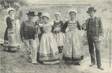 CPA FRANCE 29 "Concarneau, Fête des fillets bleus, Concours de costumes". / FOLKLORE