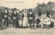 29 Finistere CPA FRANCE 29 " Un mariage en Basse Bretagne, Danse Bretonnes, La Gavotte". / FOLKLORE