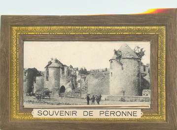 CPA FRANCE 80 "Péronne" / CARTE A SYSTEME