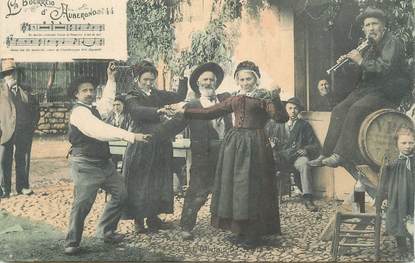 CPA FRANCE 63 "En Auvergne, Des danseurs". / FOLKLORE