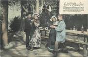 63 Puy De DÔme CPA FRANCE 63 "En Auvergne, Des danseurs". / FOLKLORE