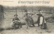 63 Puy De DÔme CPA FRANCE 63 "En Auvergne, Des danseurs". / FOLKLORE