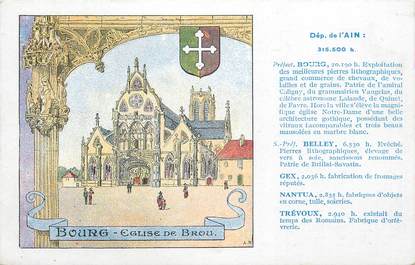 CPA FRANCE 01 " Bourg, Eglise de Brou".