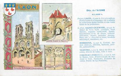 CPA FRANCE 02 " Laon, Vues".