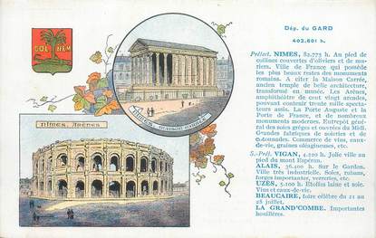 CPA FRANCE 30 " Nimes, Vues".