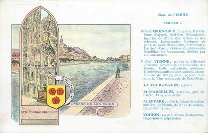 CPA FRANCE 38 "Grenoble, Vues".