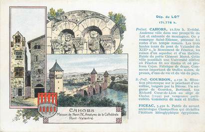 CPA FRANCE 46 " Cahors, Vues".