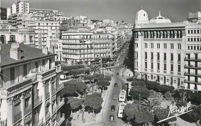 CPSM ALGERIE "Alger, la poste et la rue d'Isly"