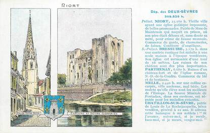 CPA FRANCE 79 " Niort, Vues".