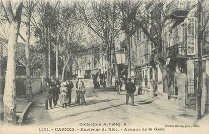 CPA FRANCE 06 "Cagnes, Avenue de la gare".