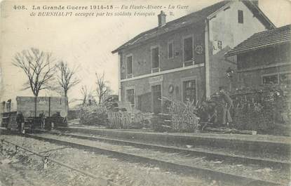 CPA FRANCE 68 "Burnhaulpt, La gare".